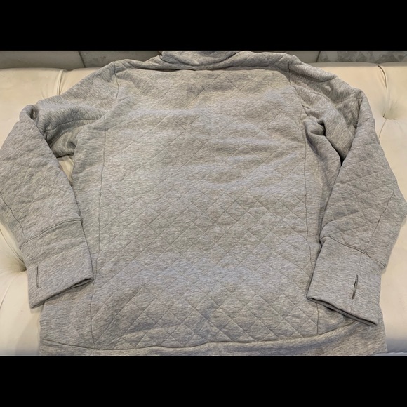 Lululemon gray forever warm 1/4 zip - Picture 4 of 5